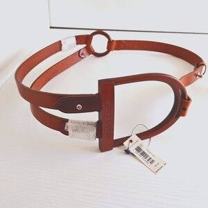 RL COLLECTION Wood Saddle Belt